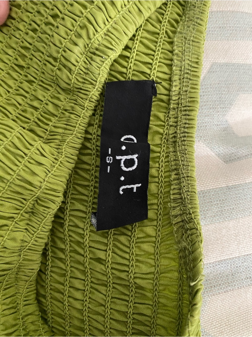 Olive Green One-Shoulder Tiered Maxi Dress - Picture 2 of 2